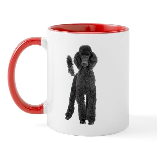White/Red Inside - Poodle Picture Mug