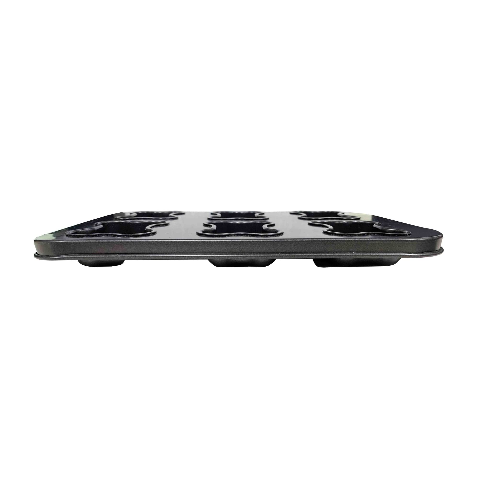 Midlee Nonstick Bone-Shaped Cupcake Pan - Perfect for Halloween, Dog-Themed Parties & Baking Fun Treats