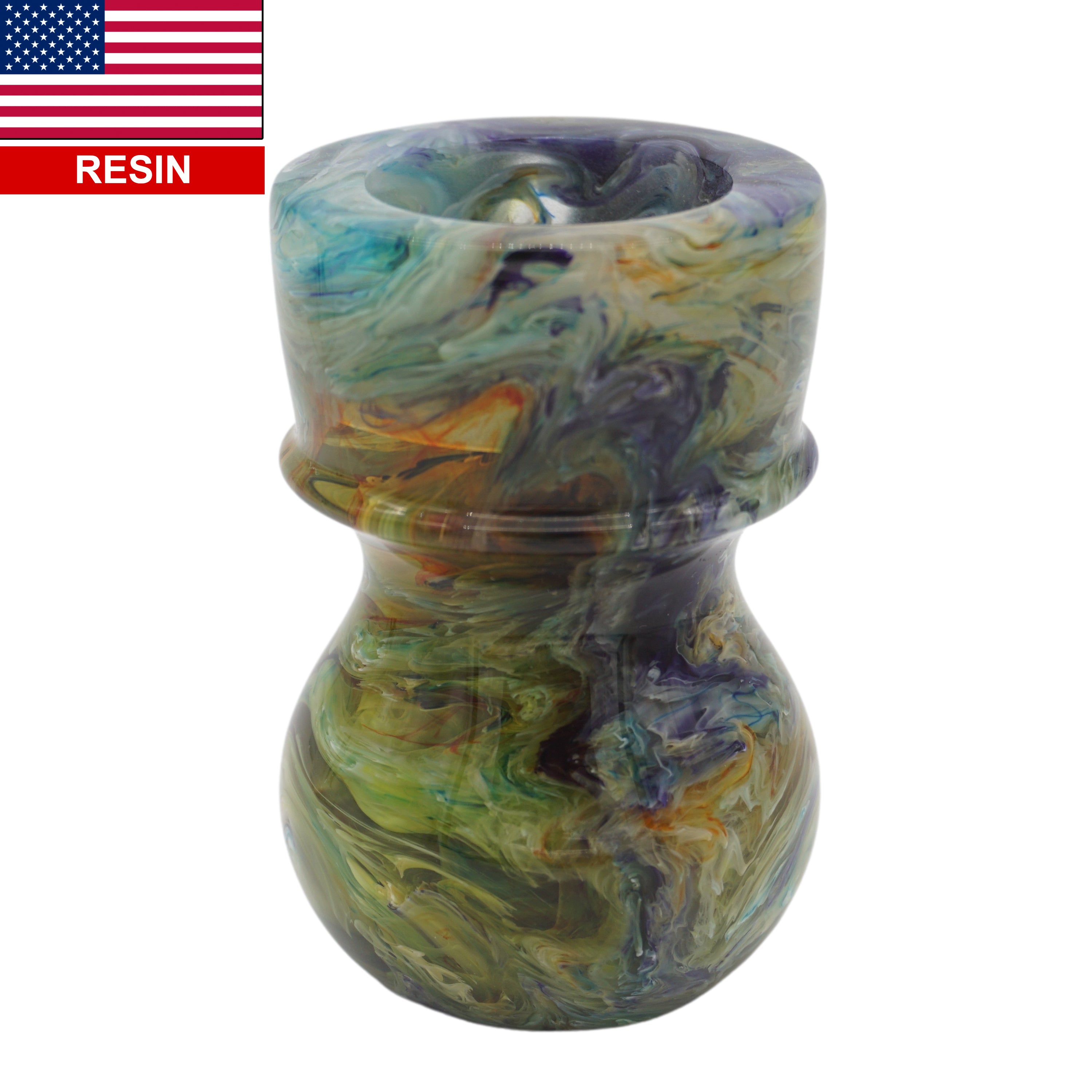 Premium Handcrafted Shaving Brush Handle for Men - Summer Edition - Fits 24mm & 26mm Knots - Perfect for Wet Shaving, Grooming Kits & Luxury Bathroom Essentials