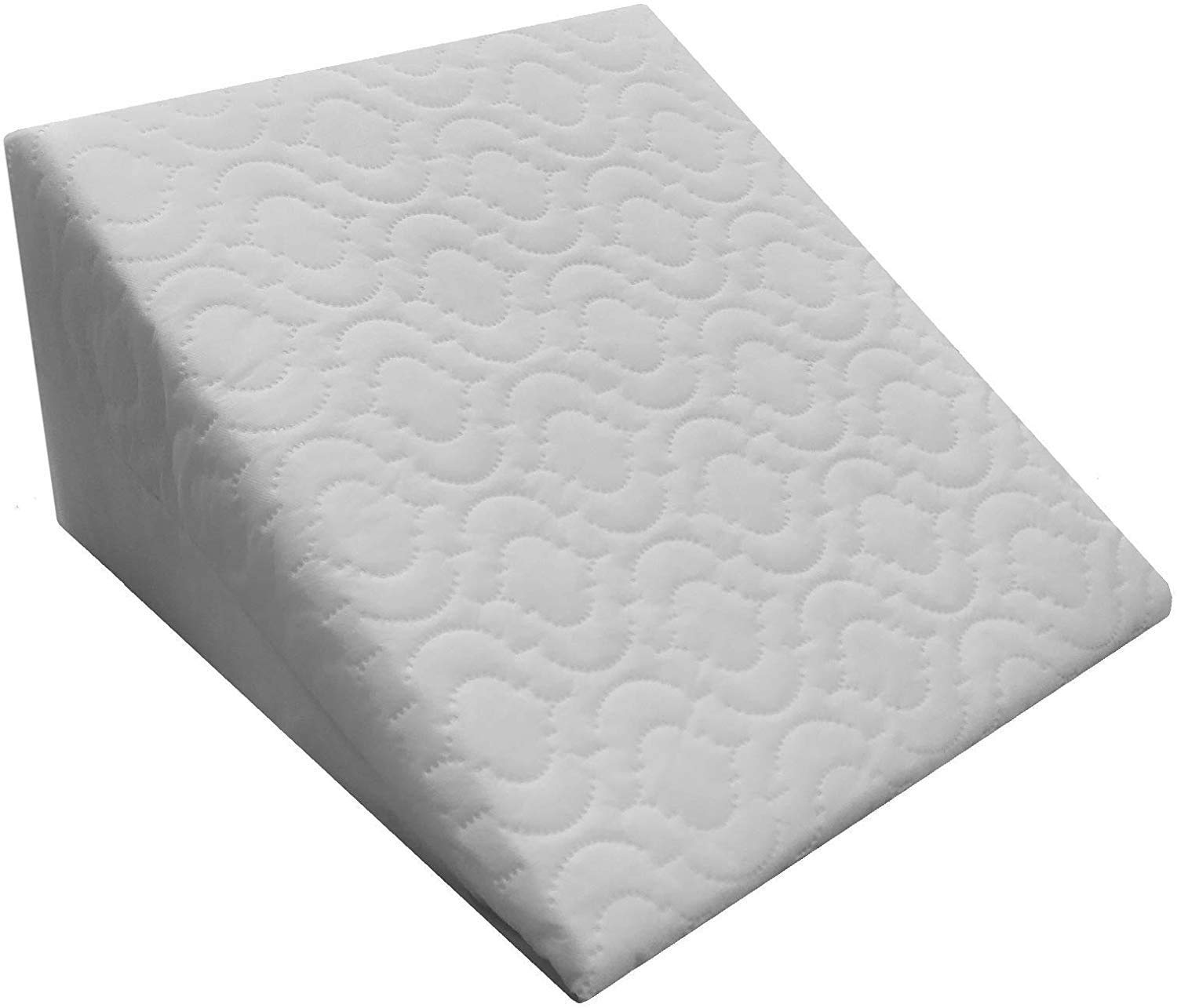 OrthoLift Memory Foam Wedge Pillow for Bed & Couch - Ergonomic Reading & Relaxation Cushion - Perfect for Back Pain Relief, Acid Reflux & Post-Surgery Support