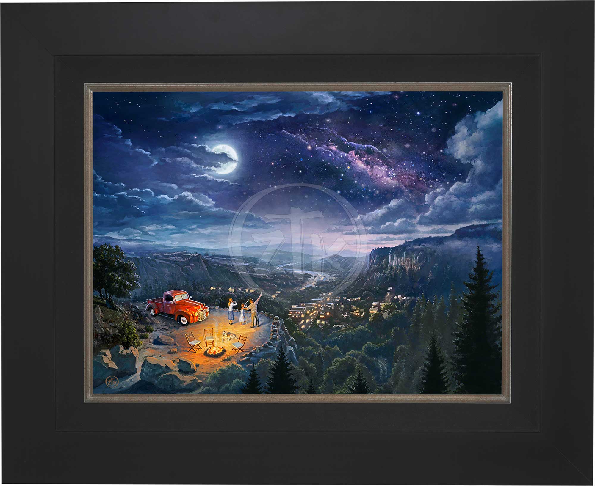 Beyond The Farthest Star Limited Edition Canvas Wall Art - Space Galaxy Decor for Living Room, Bedroom & Office - Premium Stretched Canvas Print for Home Decor