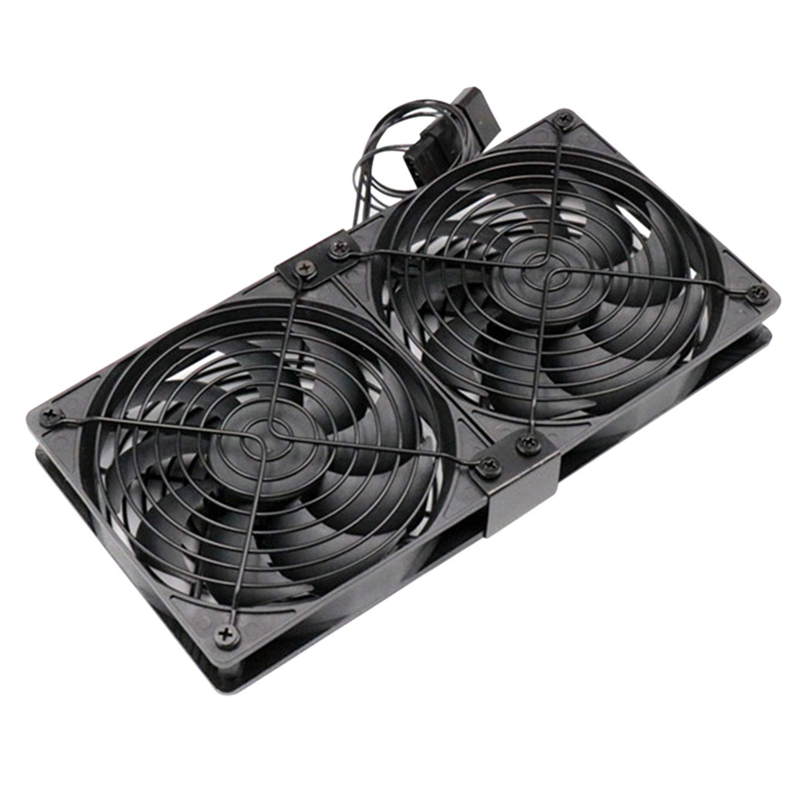 VALINK 1/2/3 Pack Silent PWM Fan with Temperature Control - High Performance PC Case Fan for Water Cooling & Bitcoin Mining Rigs - Perfect for Gaming PCs, Crypto Mining, and Server Cooling Systems