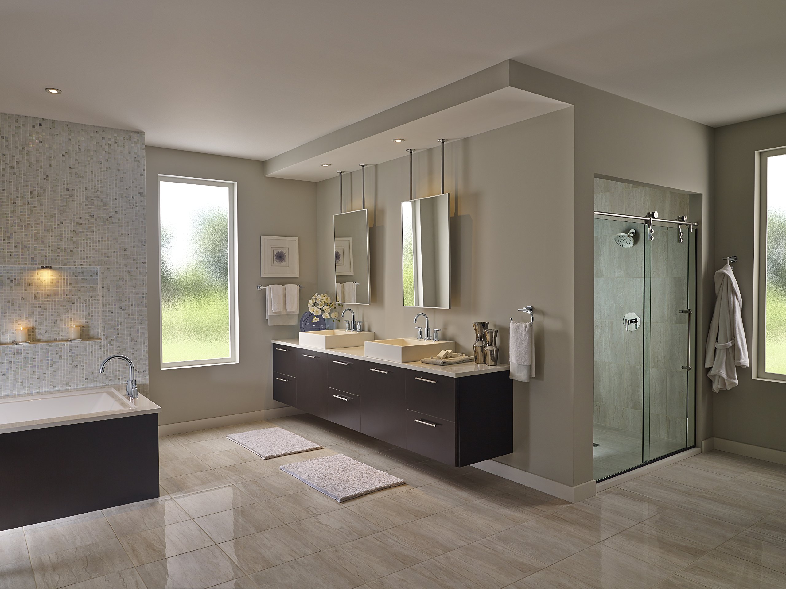 Pfister RT65NCC Polished Chrome Tub and Shower Faucet Set with Accessories - Perfect for Bathroom Renovation & Modern Home Upgrade