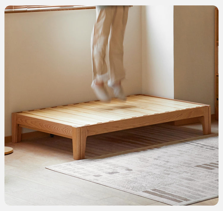Oak Solid Wood Sofa Bed - Convertible Sleeper Sofa for Small Spaces | Perfect for Apartments, Guest Rooms & Home Offices