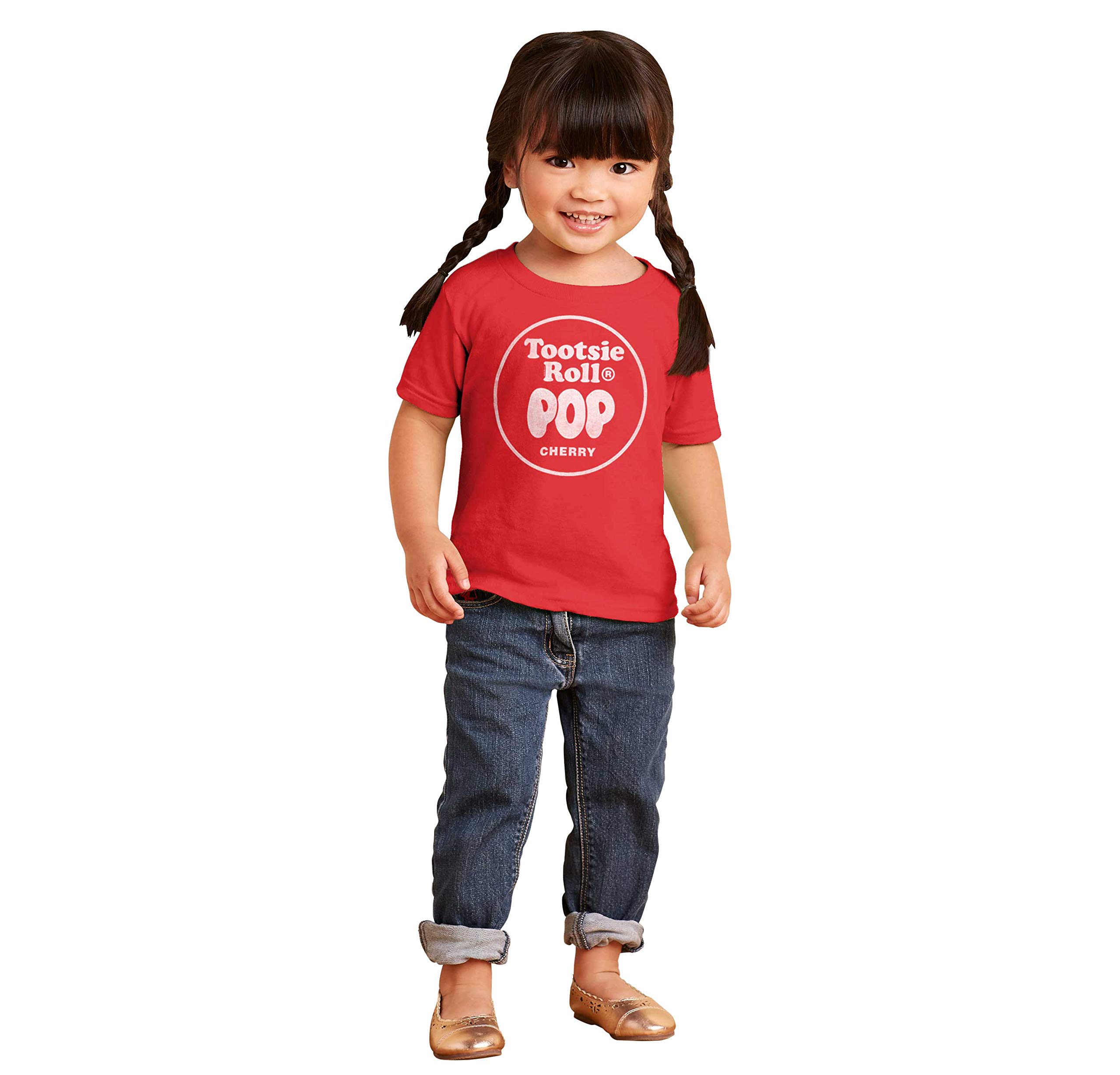 Banana Flavored Tootsie Roll Pop Candy Toddler T-Shirt for Boys & Girls - Fun Birthday & Halloween Costume Outfit