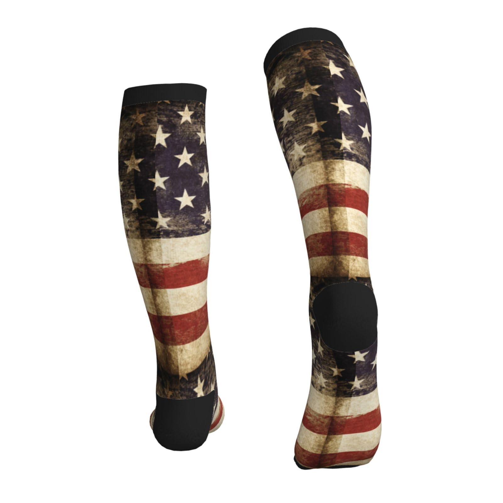 Tie Dye Compression Socks for Women & Men - Knee High Support Socks for Running, Hiking & Athletic Performance - Improve Circulation & Reduce Fatigue