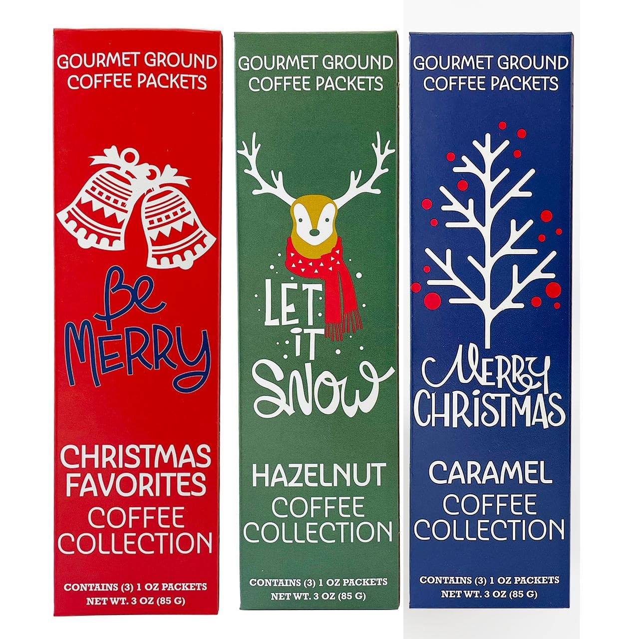 Premium Christmas Coffee Gift Set - 9-Pack Holiday Coffee Sampler by Coffee Masters | Perfect for Gifting, Office Parties & Cozy Winter Mornings