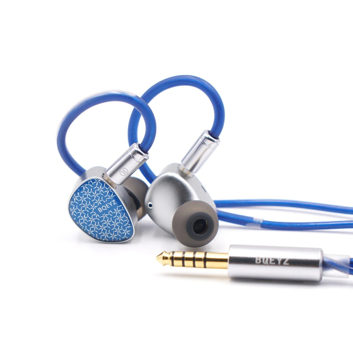 BQEYZ Weather Series Frost 10mm Dynamic Driver + Micro Planar Transducers IEM In-Ear Monitors - High Fidelity Sound for Audiophiles, Musicians & Gaming Enthusiasts