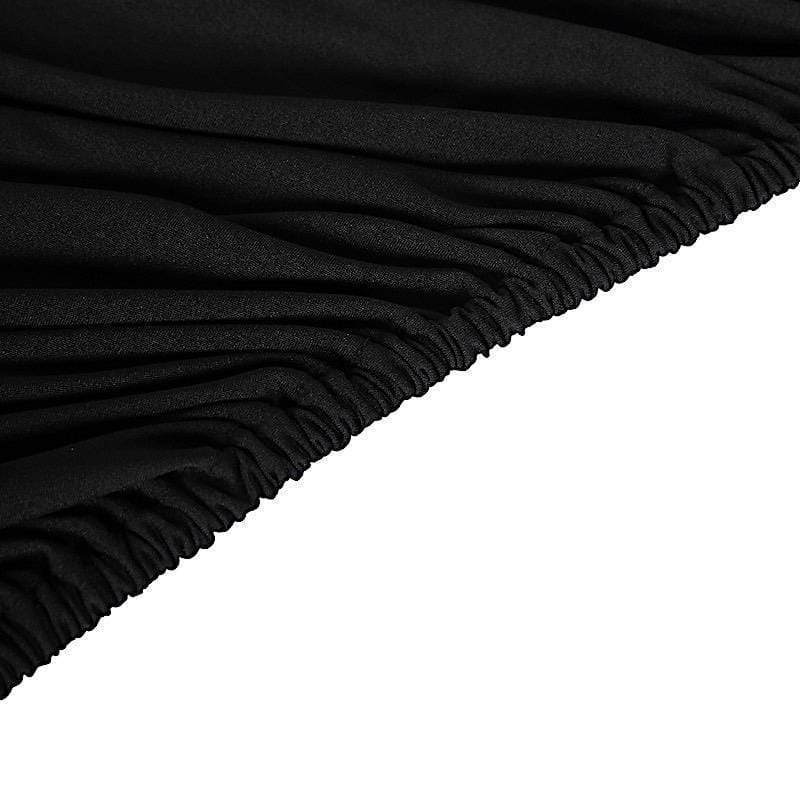 6 ft Fitted Spandex Rectangular Table Cover - Stretchable & Wrinkle-Resistant - Perfect for Banquets, Weddings, and Events