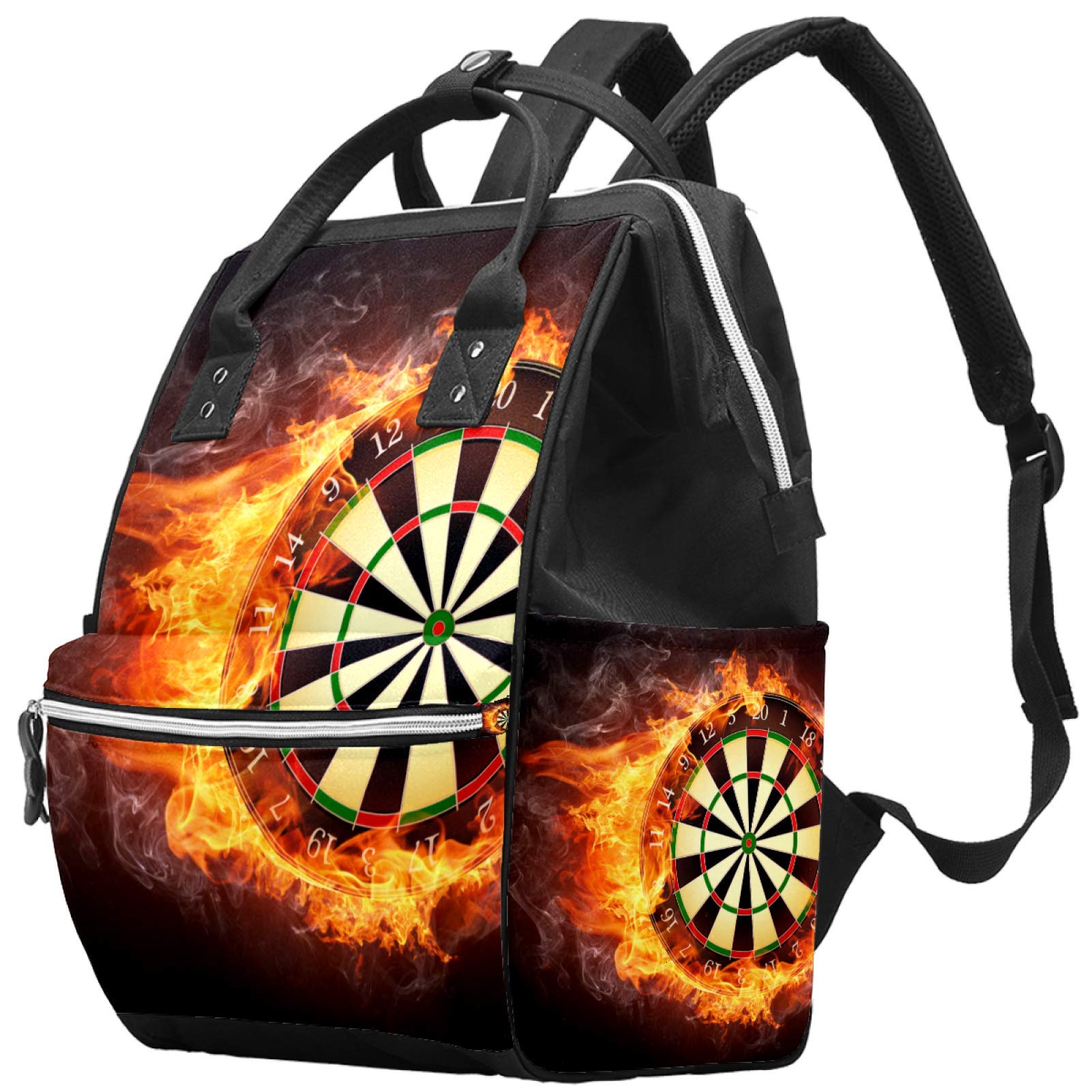 Premium Dart Board Diaper Bag - Waterproof Shoulder Backpack for Baby Essentials | Perfect for Parents, Travel & On-the-Go Diaper Changes