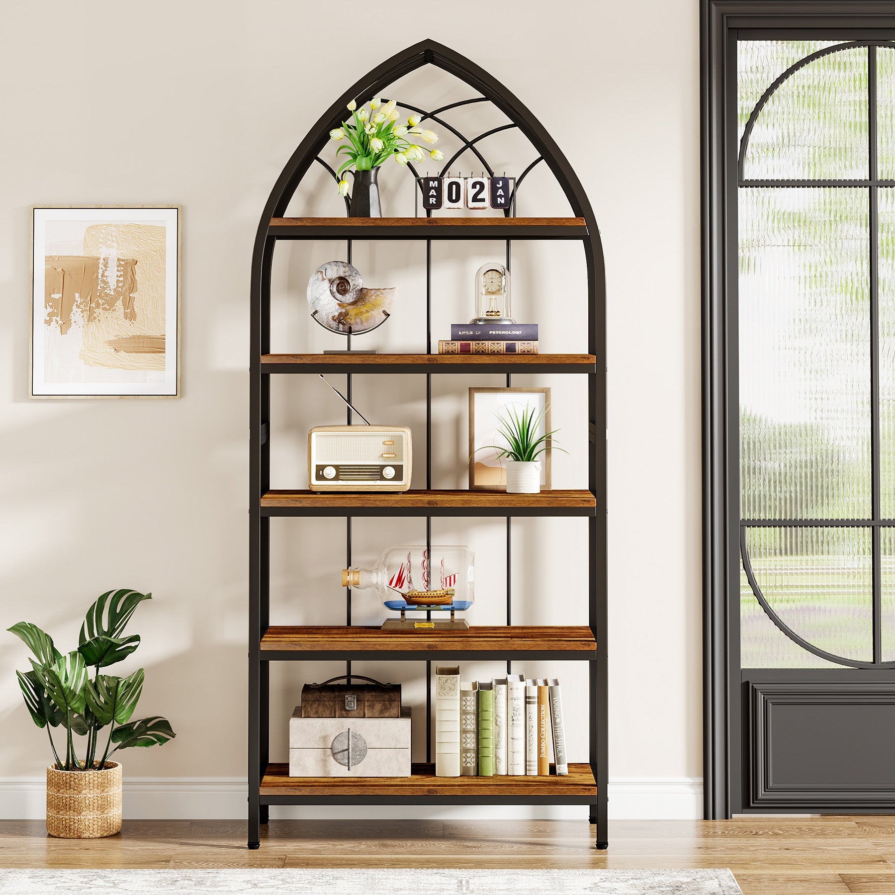 5-Tier Bookshelf - 74.8