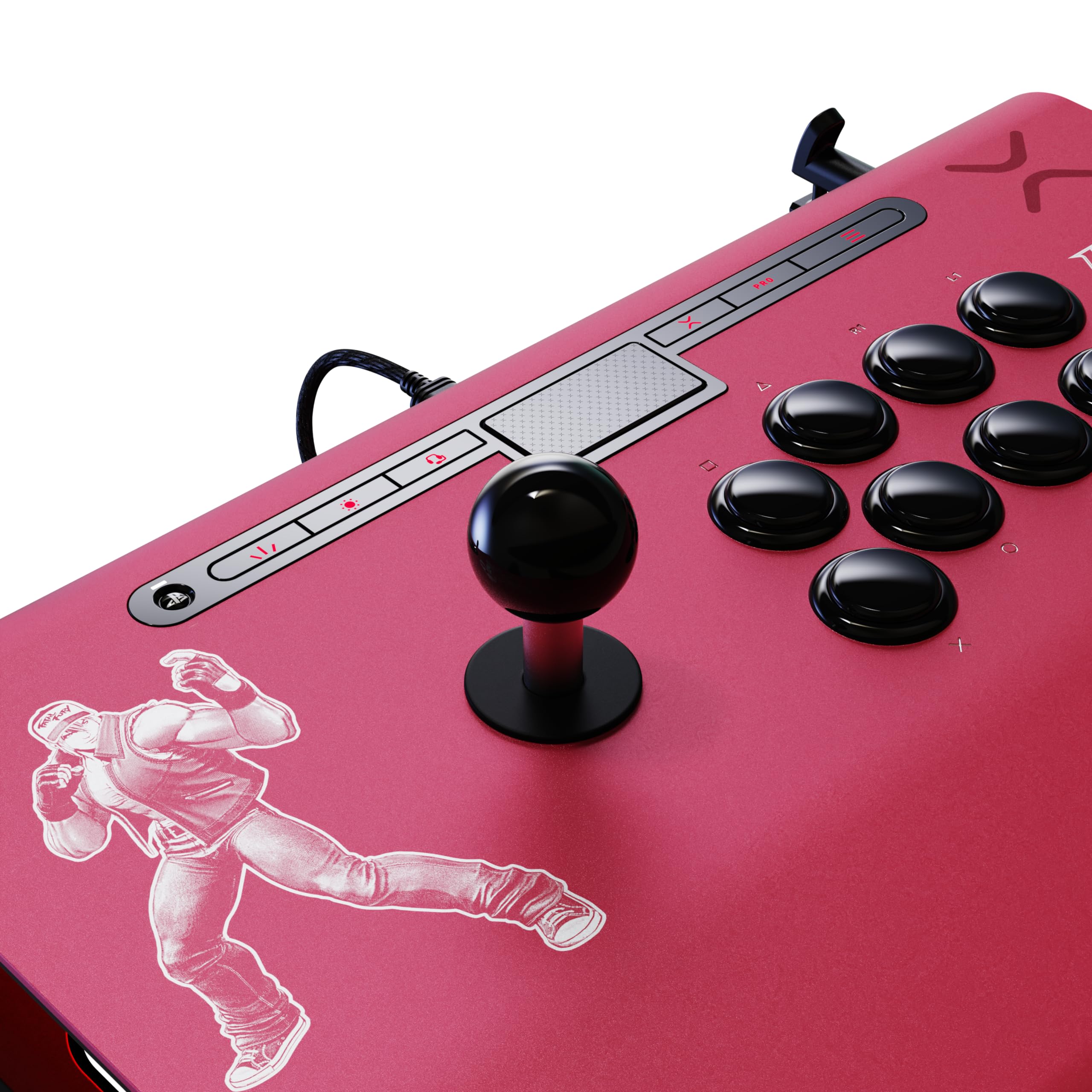 Victrix Pro FS Arcade Fight Stick for PS4, PS5 & PC - Premium Aluminum Case with Sanwa Denshi Buttons, Detachable Joystick & Ergonomic Design - Tournament Grade Fighting Game Controller for Street Fighter, Tekken & KOF - Perfect for Esports, Home Arcade & Competitive Gaming