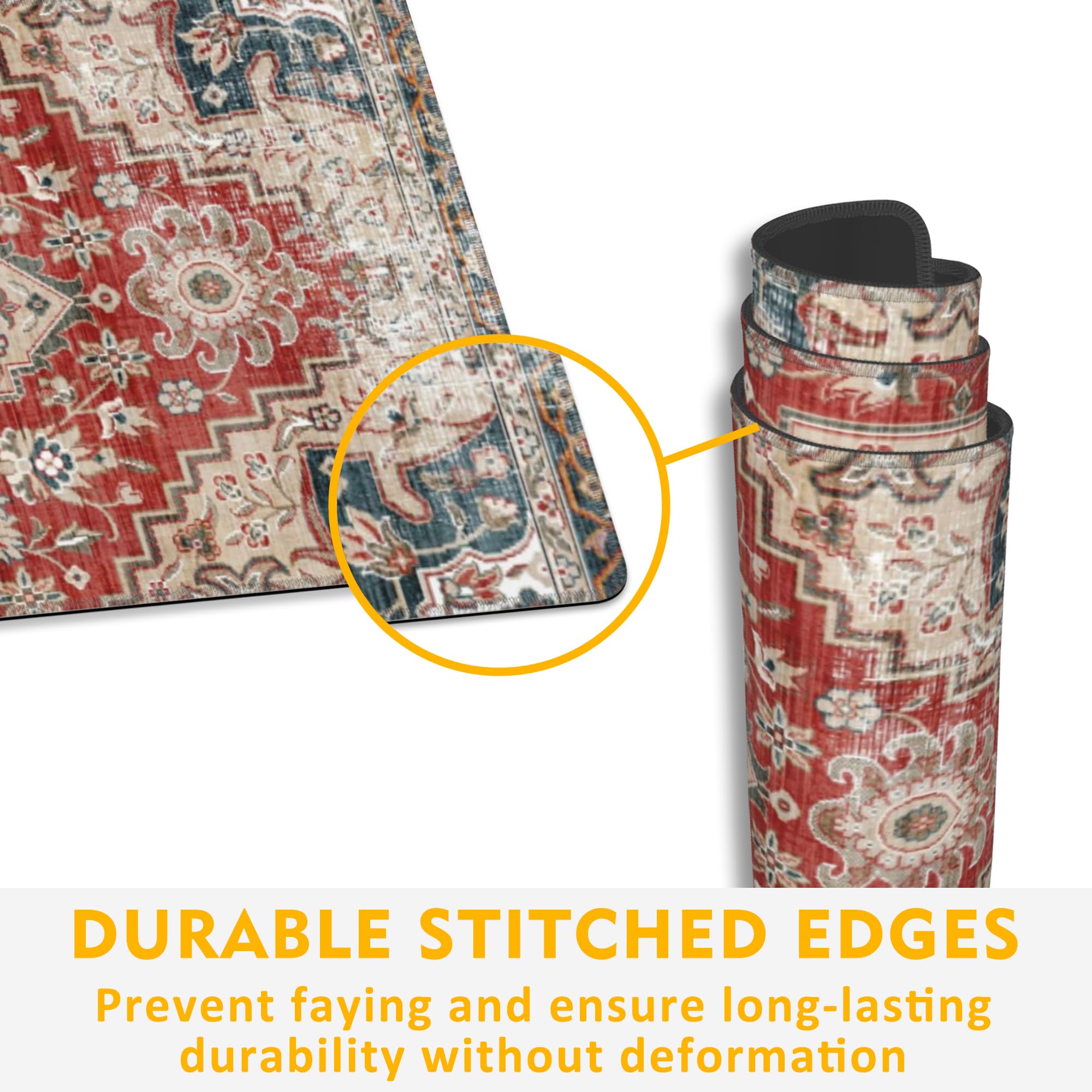 Persian Style Textile Rug Texture Gaming Mouse Pad - 31.5