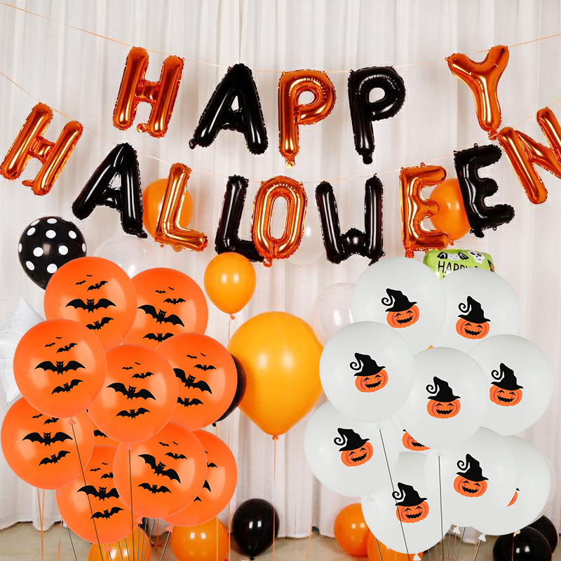 Halloween Balloon Decorations - Spooky Party Balloons for Halloween Decor, Home & Party Supplies - Perfect for Halloween Parties, Home Decor, and Festive Celebrations