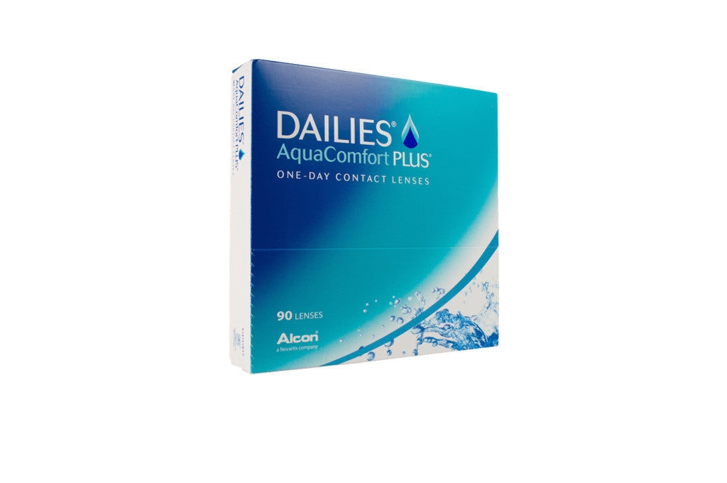 DAILIES AquaComfort PLUS 90 Pack Daily Disposable Contact Lenses - Hydrating & Comfortable for Dry Eyes - Fast Shipping via StarTrack Courier - Perfect for Work, Travel & Active Lifestyles