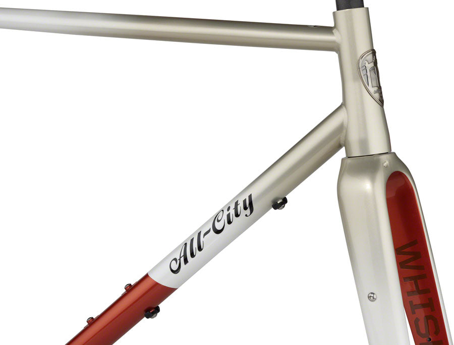 All City Cosmic Stallion Steel Bike Frameset - 650b/700c, Toasted Marshmallow Color, 58cm - Perfect for Gravel Riding, Commuting & Adventure Cycling