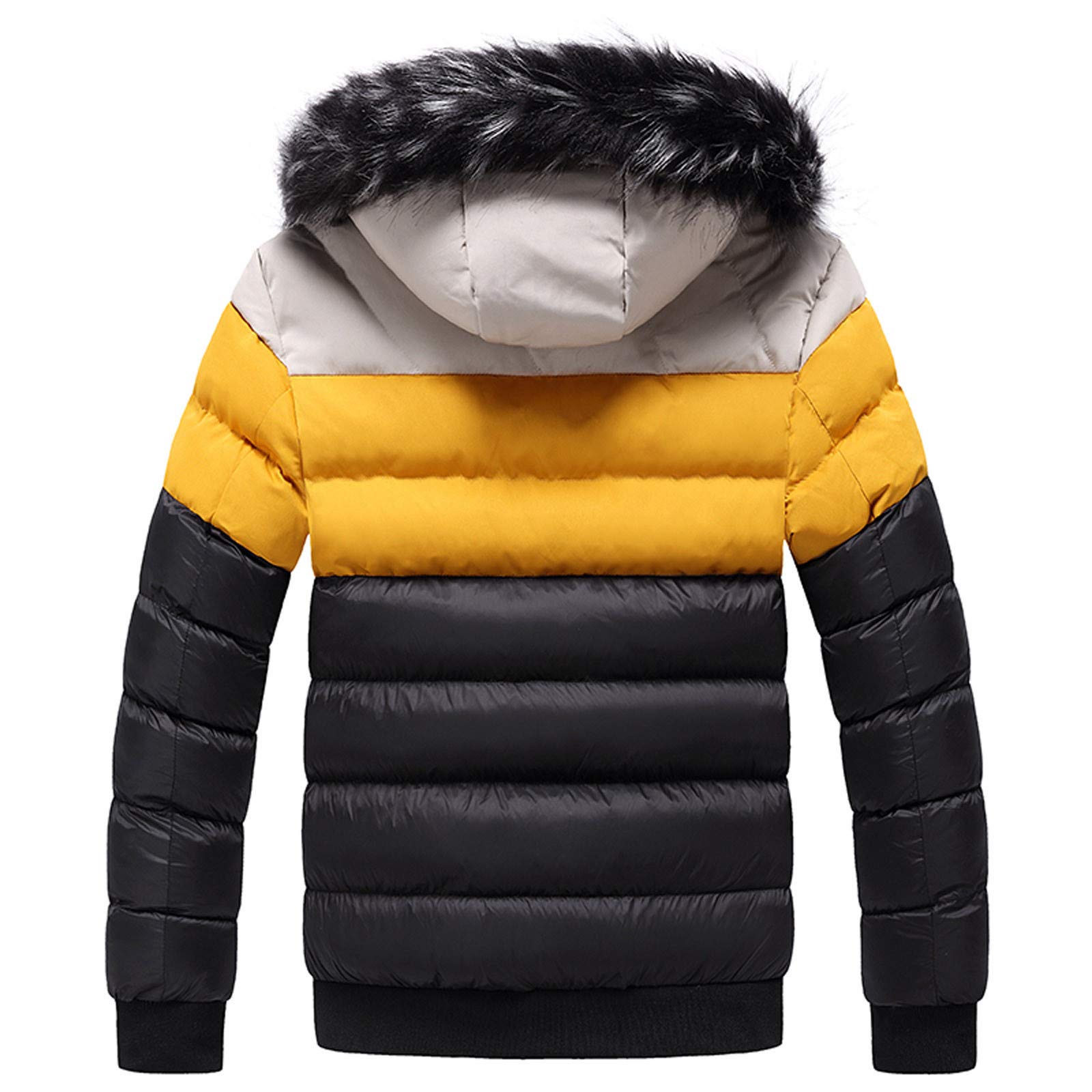Men's Windproof Hooded Softshell Jacket - Warm Winter Coat for Outdoor Activities, Hiking & Casual Wear