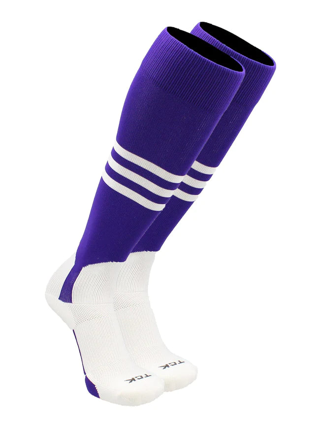 TCK Baseball Stirrup Socks with Stripes Pattern - Comfortable Athletic Socks for Baseball Players - Perfect for Training, Games & Sports Performance
