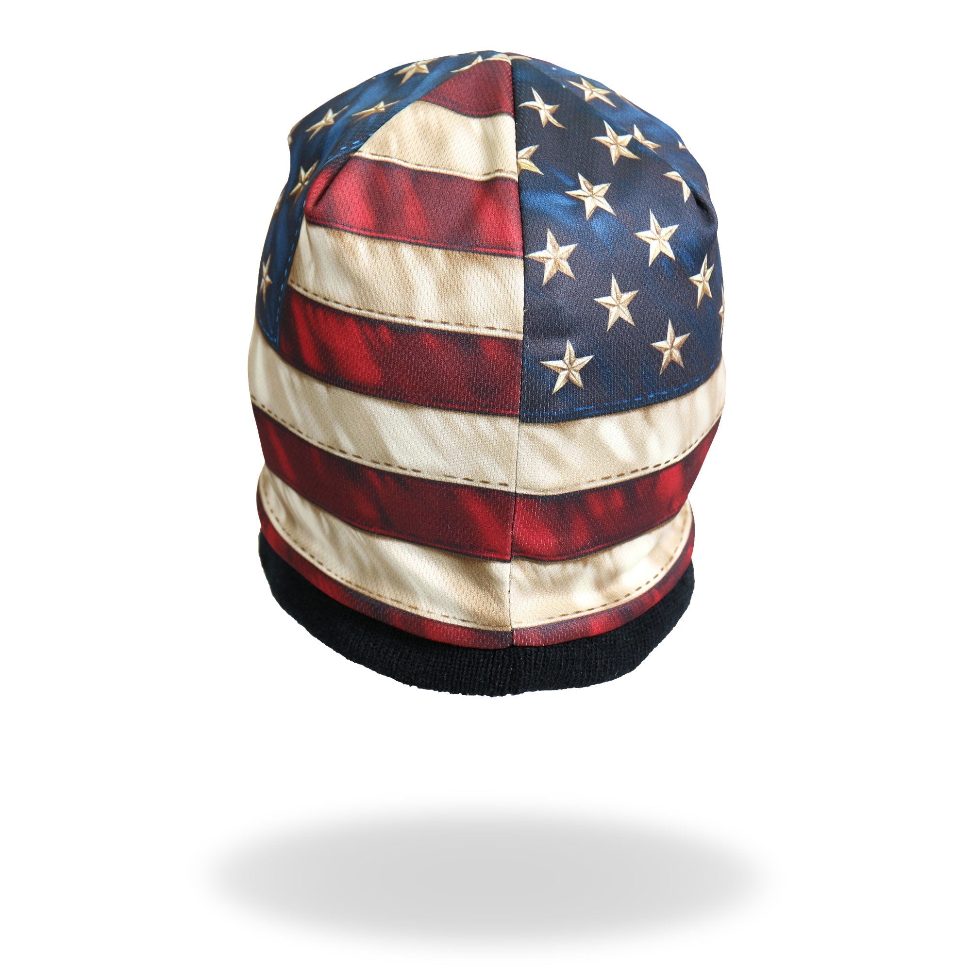 Patriotic American Flag Beanie - Warm Knit Winter Hat for Men & Women - Perfect for Outdoor Activities, Sports, and National Holidays