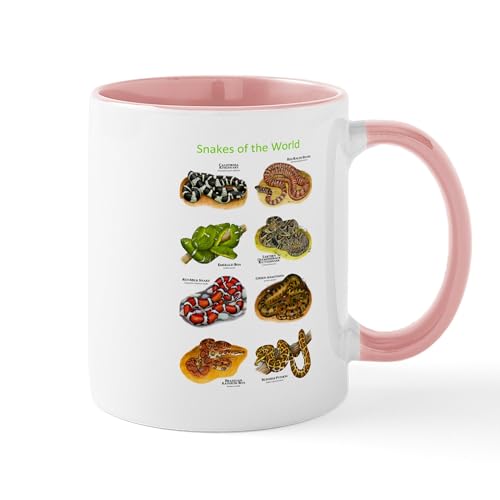 White/Pink Inside - Snakes Of The World Mug