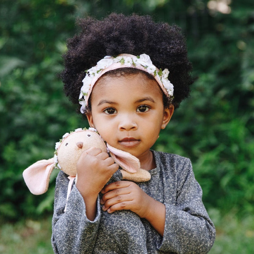 Kids Flower Crown Headband - Floral Hair Accessories for Girls, Birthday Party, Photo Shoot & Dress Up - Perfect for Spring, Summer & Festivals