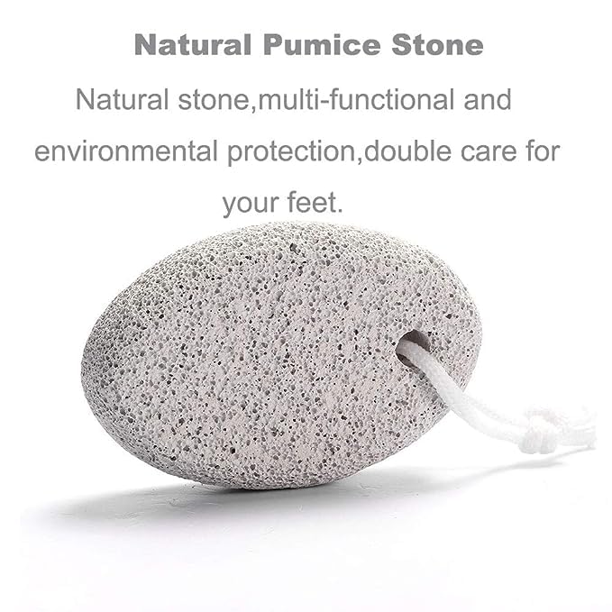 Natural Pumice Stone for Feet & Hands – Lava Rock Pedicure Tool for Hard Skin & Callus Removal – Exfoliating Foot File for Dead Skin on Heels, Elbows & Hands (Pack of 1) – Perfect for Home Pedicures & DIY Foot Care