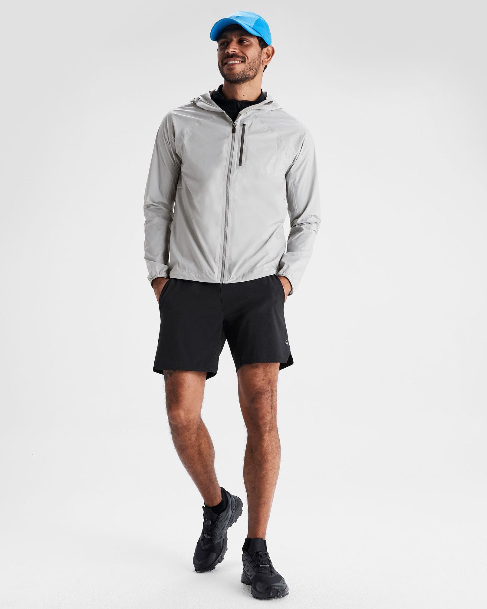 Men's Seeker 2.5L Waterproof Rain Jacket - Steel Grey | Lightweight Windbreaker for Hiking, Camping & Outdoor Activities