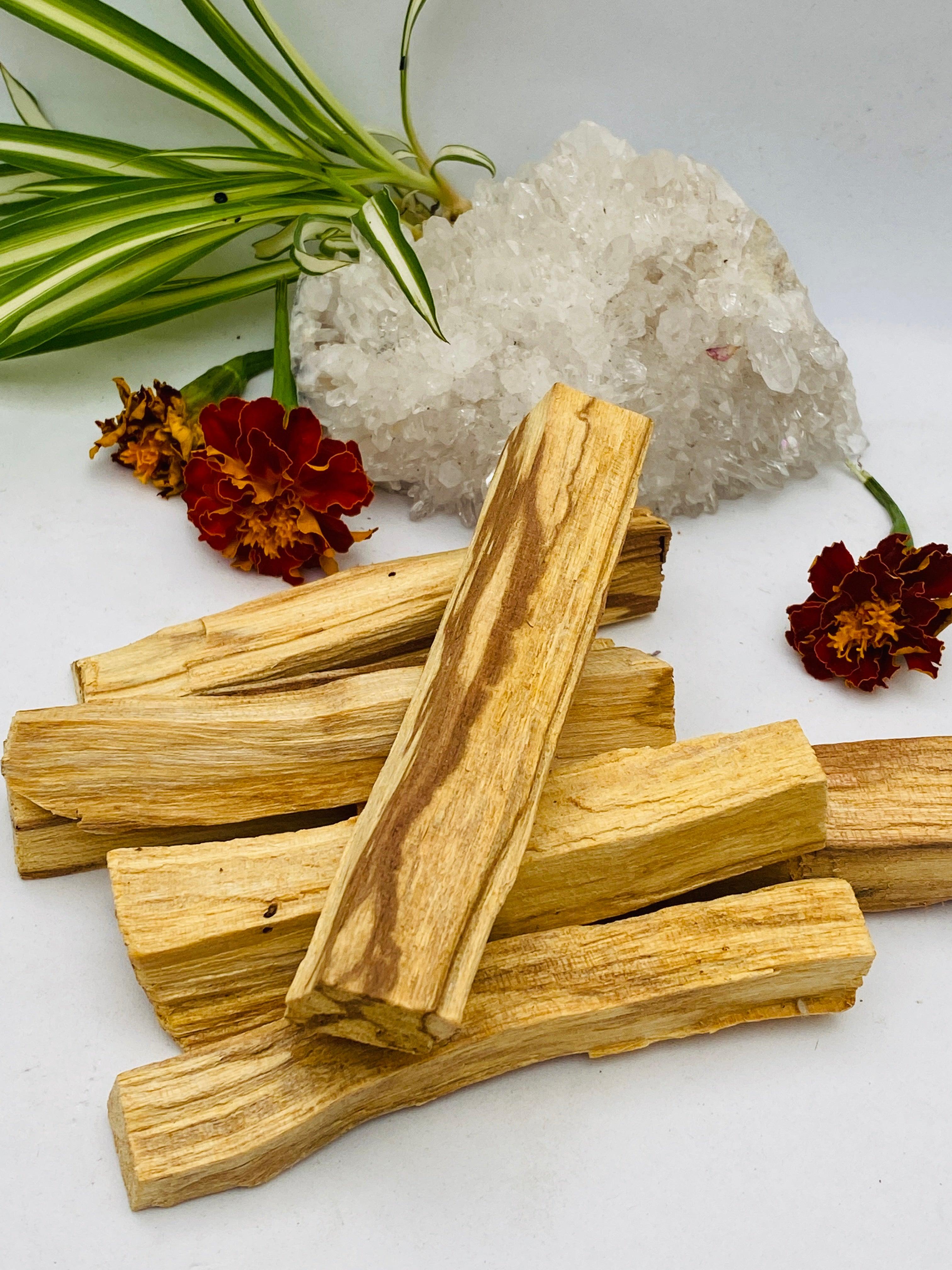 Organic Palo Santo Sticks - Natural Wood Incense for Meditation, Yoga & Spiritual Cleansing - Handcrafted Sacred Wood for Aromatherapy & Stress Relief