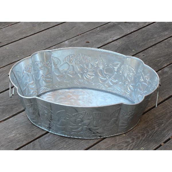 Achla Designs Embossed Tubs C 52 C 52C - Premium Decorative Bathtub for Modern Bathrooms | Perfect for Spa-Like Relaxation & Luxury Home Decor