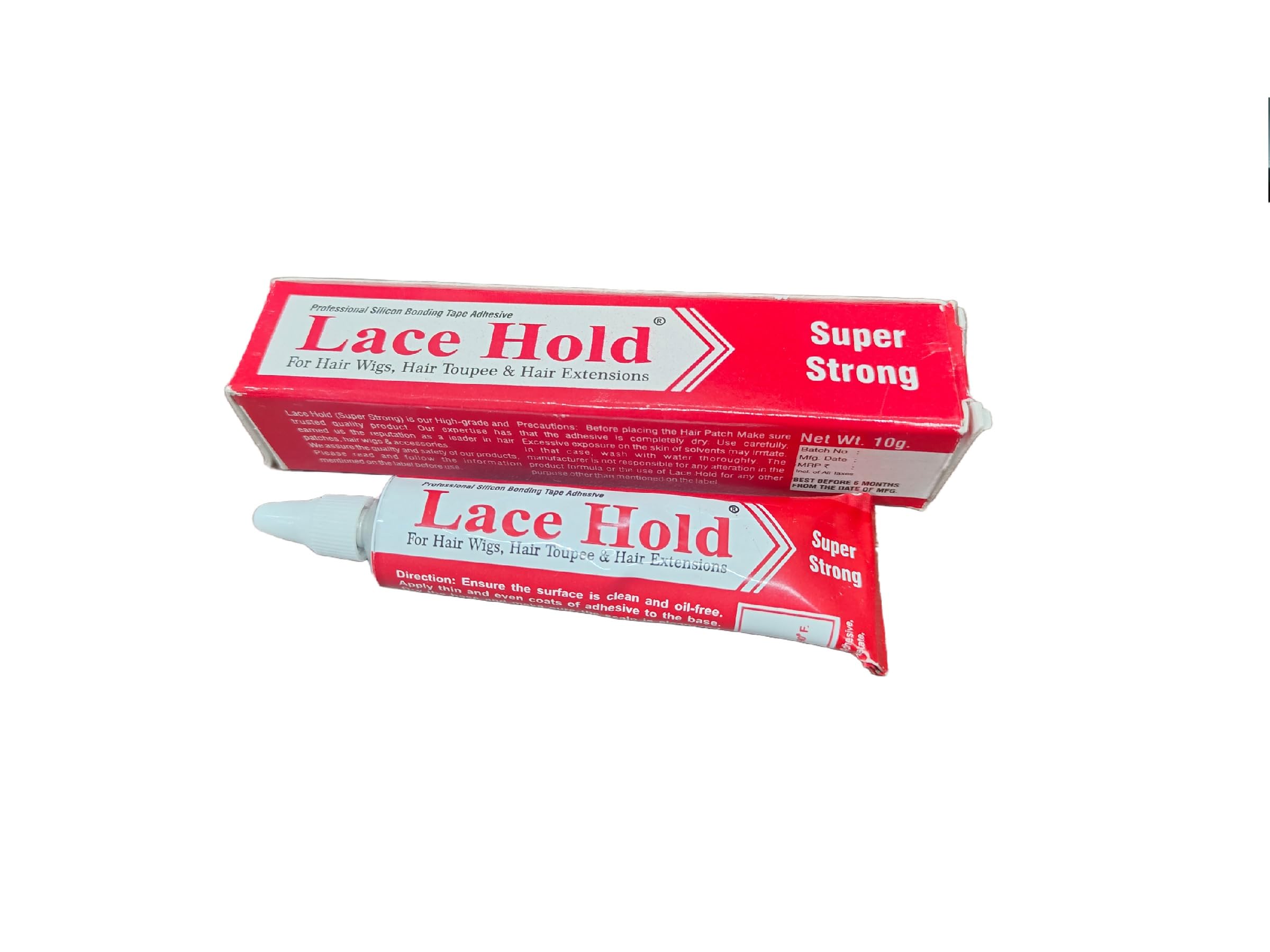 BLUSHIA Hair Patch & Toupee Adhesive Glue - 10g Lace Hold Wig Glue for Secure Attachment - Strong Hold, Invisible Finish - Perfect for Hairpieces, Wigs & Extensions - Daily Use & Special Occasions