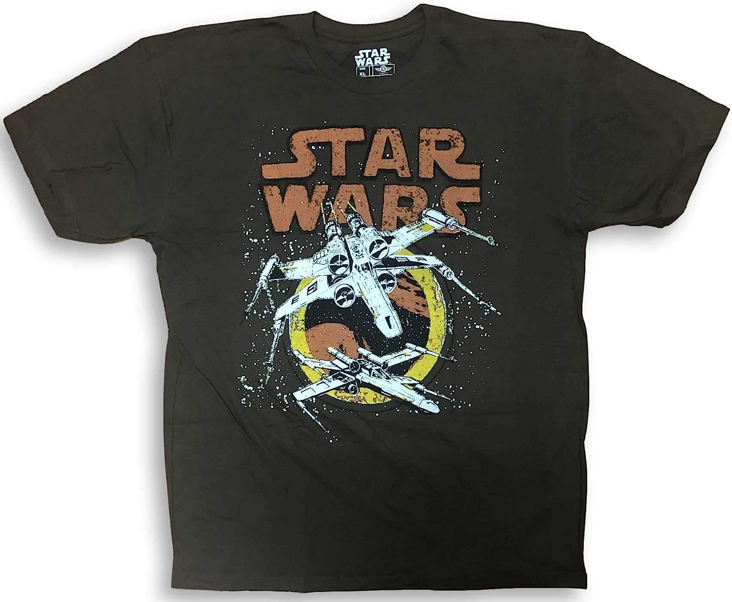 Star Wars X-Wing vs Tie Fighter Battle Graphic Adult T-Shirt | Cool Sci-Fi Movie Tee for Men & Women | Perfect for Cosplay, Conventions & Everyday Wear