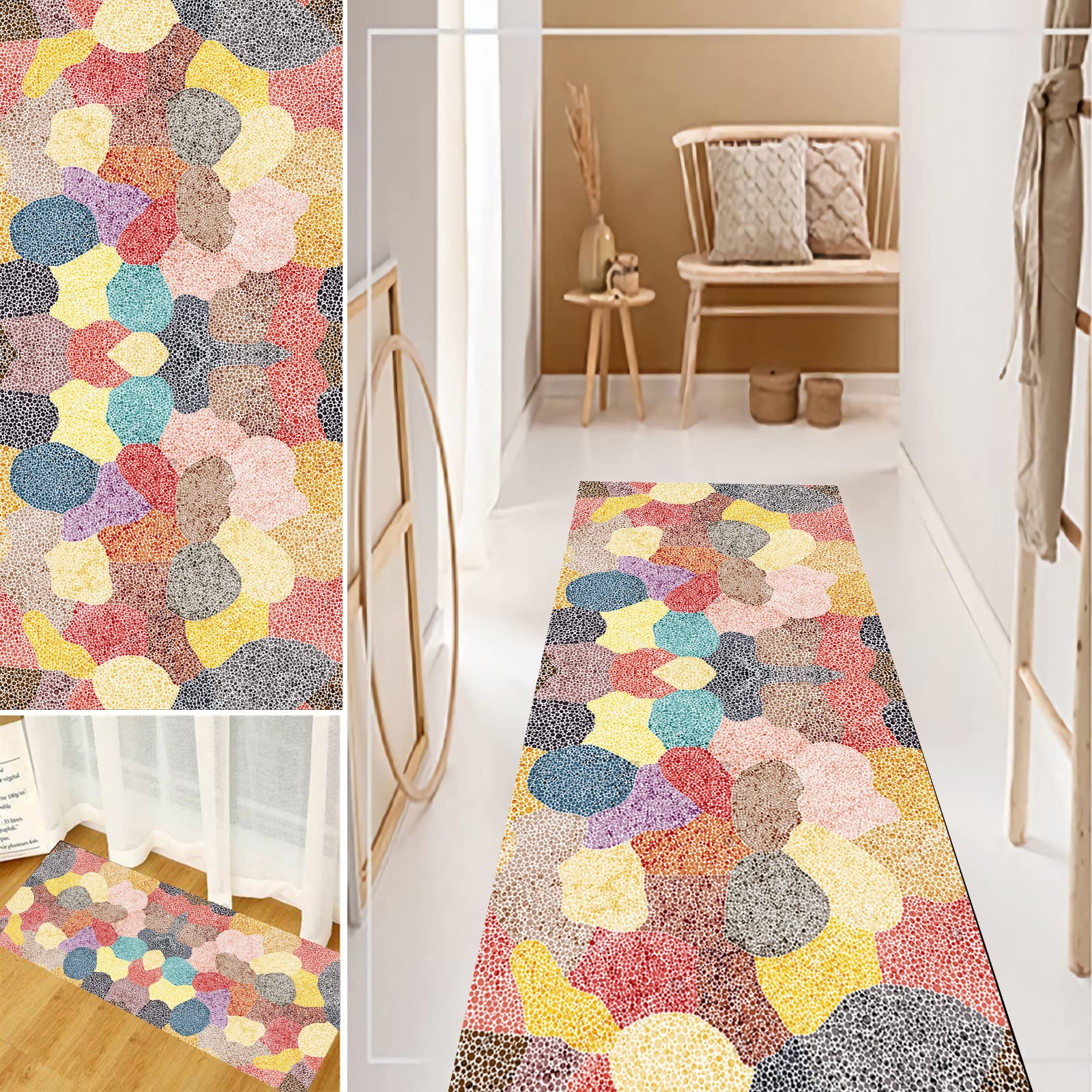 Non-Slip 2'x10' Modern Hallway Runner Rug - Durable Entryway Carpet for Kitchen, Laundry Room & High Traffic Areas | Perfect for Home, Office & Commercial Spaces