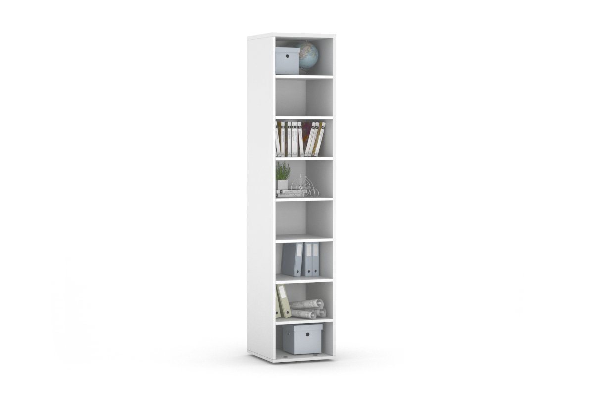 4-Tier Open Pigeon Hole Storage Unit - 1 Across Shelf Organizer for Office, Home & Craft Room Storage Solutions