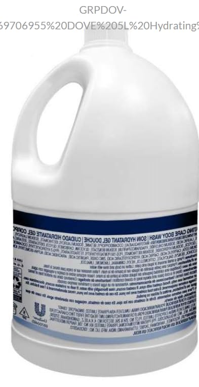 Dove PRO Body Wash Refill 5L (3-Pack) - Daily Moisturizing Shower Gel for Dry Skin | Bulk Refill for Home, Gym & Spa Use