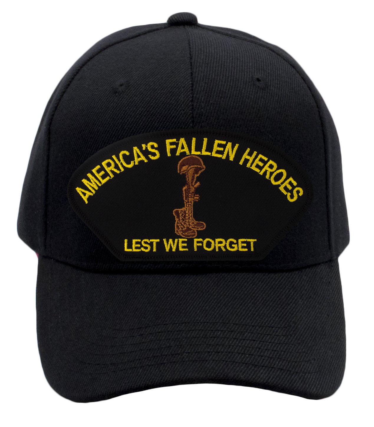 Patriotic Adjustable Baseball Cap - One Size Fits Most - Tribute to America's Fallen Heroes | Perfect for Veterans Day, Memorial Day & Military Appreciation Events