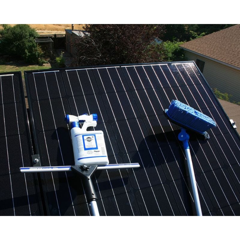 Best Solar Panel Cleaner Kit - Eco-Friendly Cleaning Solution for Home & Commercial Use - Perfect for Rooftop, RV, and Off-Grid Solar Systems