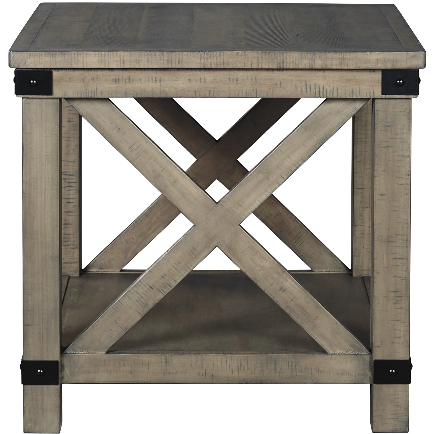 Aldwin End Table - Modern Nightstand with Storage Shelf, Small Side Table for Living Room, Bedroom, Office - Perfect for Holding Lamps, Books & Decor