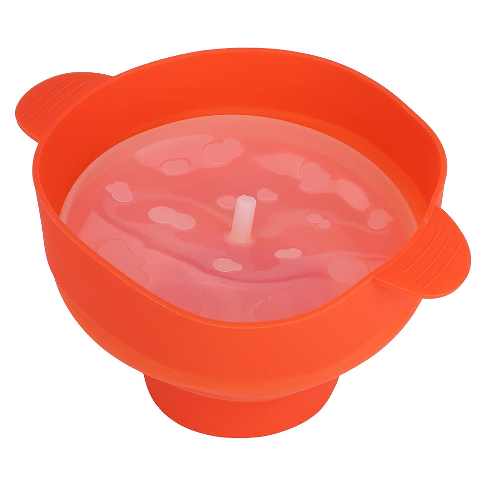 **Non-Toxic Microwave Popcorn Maker Bowl - BPA-Free, Heat-Resistant Popcorn Bucket for Oven & Microwave - Perfect Gift for Movie Nights & Family Snacking**