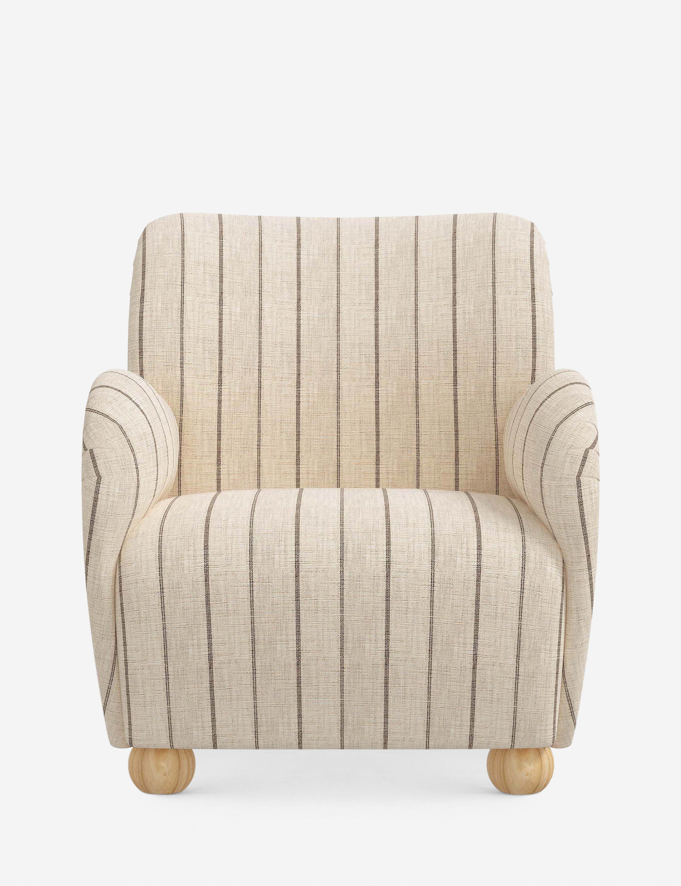 Baird Accent Chair - Modern Upholstered Lounge Chair for Living Room, Bedroom & Office - Comfortable Reading Chair with Sturdy Wooden Legs - Perfect for Relaxing, Entertaining & Home Decor