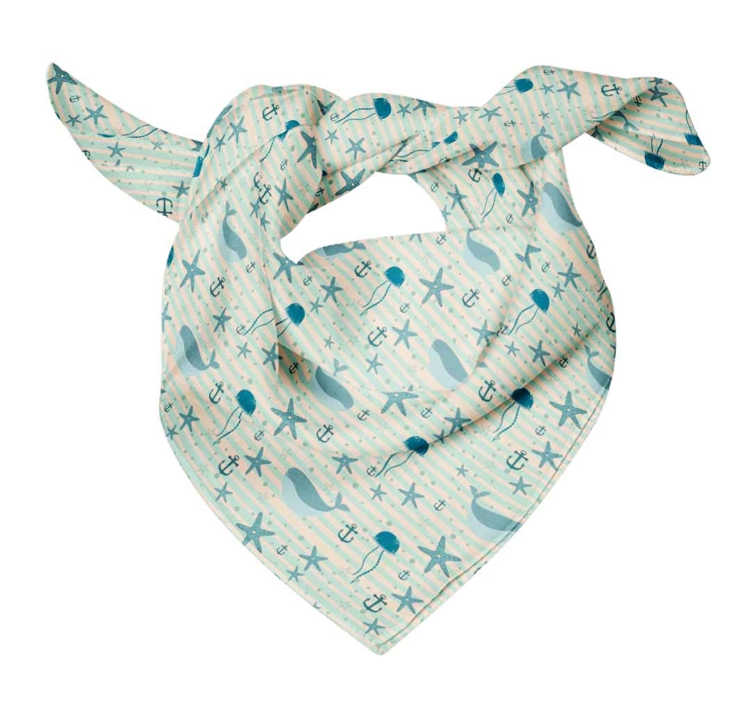Bimba Pure Silk Printed Head Bandanas & Neck Scarves for Women - Soft Summer Fashion Accessories for Outdoor, Yoga, and Travel