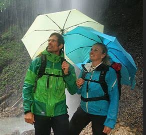 EuroSCHIRM Light Trek Automatic Folding Umbrella - Compact & Ultra-Lightweight (38 Inch) for Hiking, Travel & Everyday Use