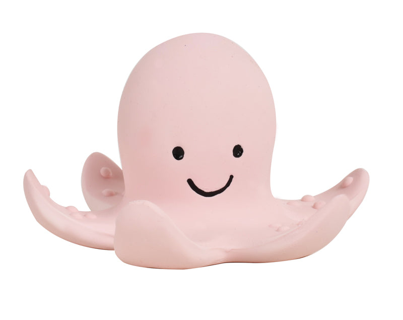 Tikiri Ocean Buddies Natural Rubber Teething Toys for Babies - Safe, Non-Toxic Chew Toys for Infants & Toddlers | Perfect for Teething Relief, Sensory Play & Bath Time Fun