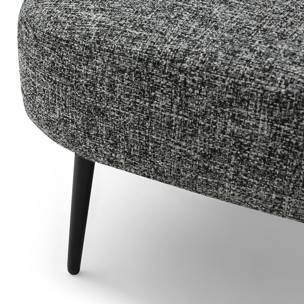 Modern SASHA Lounge Chair in Black - Stylish & Comfortable Accent Chair for Living Room, Bedroom, or Office