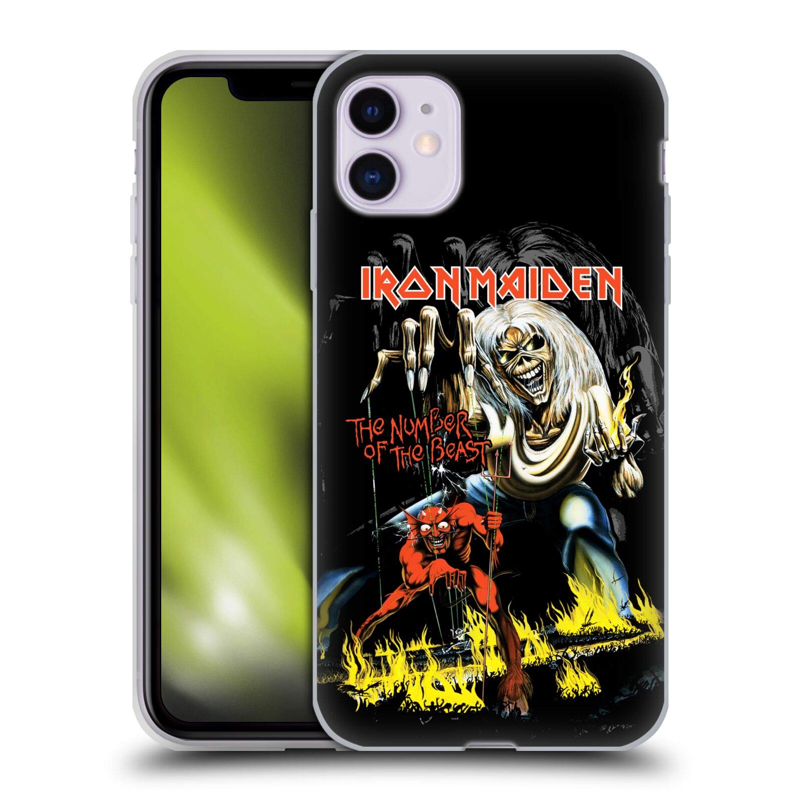 Officially Licensed Iron Maiden NOTB Album Cover Soft Gel Case for Apple iPhone 11 - Protective Phone Cover for Music Fans, Concert Goers & Rock Enthusiasts