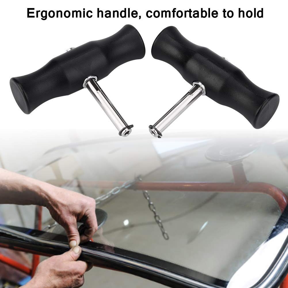Acouto 3-Piece Professional Car Windshield Removal Tool Kit with Cutting Wire - Auto Glass Repair & Replacement for DIY Mechanics & Professionals