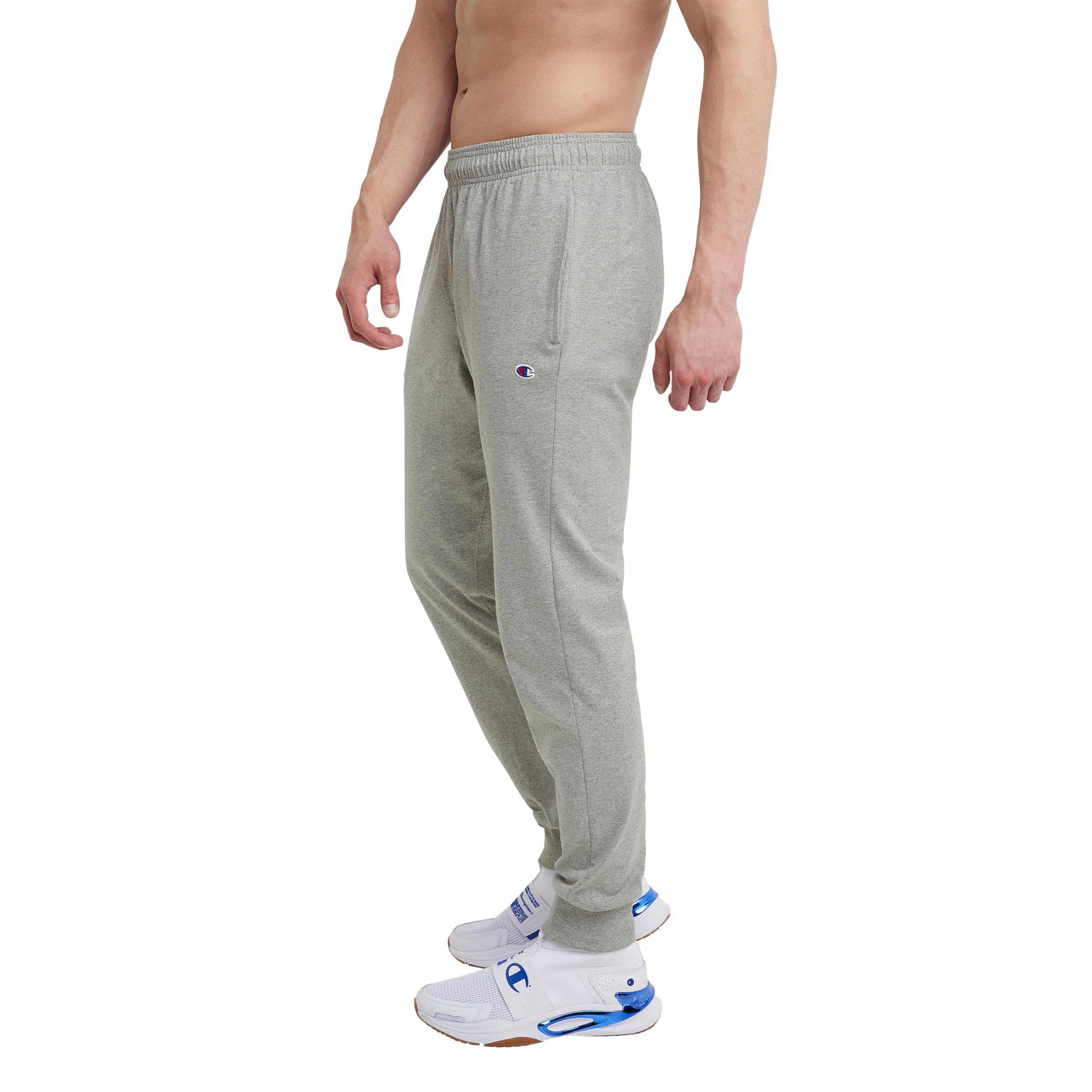 Champion Men's Lightweight Joggers - Comfortable Lounge Pants with Jersey Graphic Design, 31