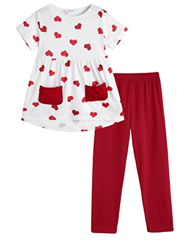 White Heart/Solid Red