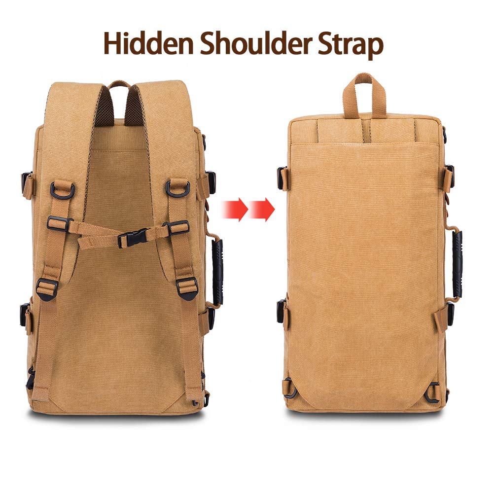 Durable & Wear-Resistant KAKA Travel Backpack - Waterproof Carry On Duffel Bag for Gym, Hiking, Camping & Business Trips | Lightweight & Spacious Luggage for Men & Women
