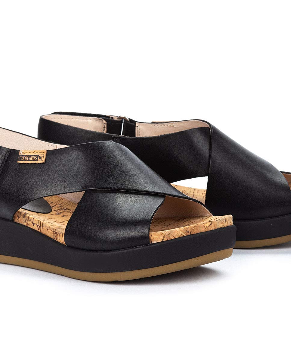 Pikolinos Women's Comfortable Wedge Sandals - Breathable & Lightweight Summer Shoes for Beach, Walking, and Casual Outfits