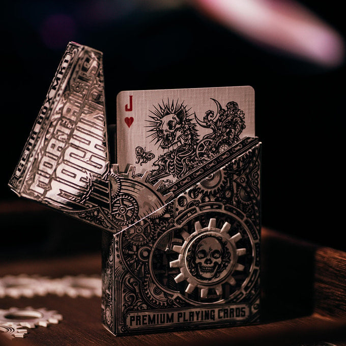 Mortalis Machina Premium Playing Cards - Unique Gothic Design for Poker, Magic Tricks & Collectors | Perfect for Game Nights, Gifts & Cardistry